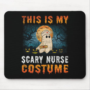 This Is My Scary Nurse Costume Fun Halloween Men W Mouse Pad