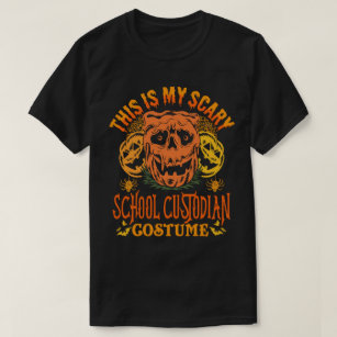 This Is My Scary School Custodian Costume T-Shirt