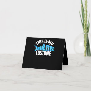 This Is My Shark Costume Sea Creature Thank You Card
