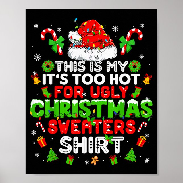 This Is My Shirt Family Matching Tee Pjs Christmas Poster (Front)