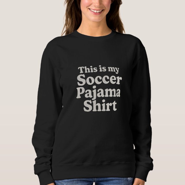 This is my soccer pajama shirt  (Front)