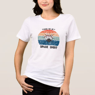 This Is My Spare Bowling Bowler Gift  Tri-Blend Shirt