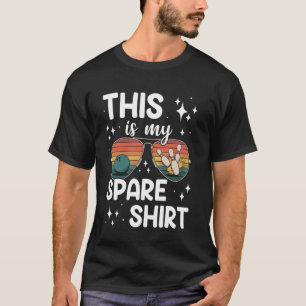 This Is My Spare Shirt Retro Vintage Bowling Men W