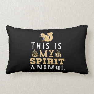 This Is My Spirit Animal Lumbar Cushion