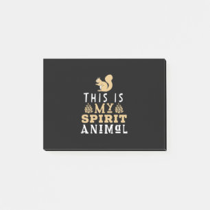 This Is My Spirit Animal Post-it Notes