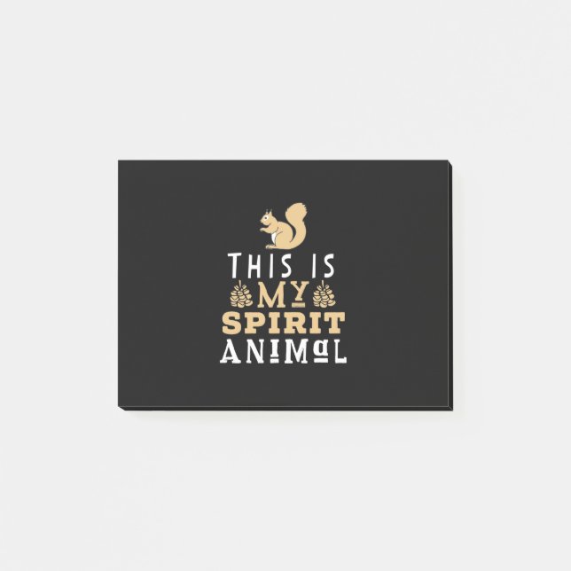 This Is My Spirit Animal Post-it Notes (Front)