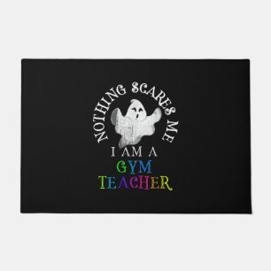 This is My Spooky Gym Teacher Costume Don't Scare Doormat