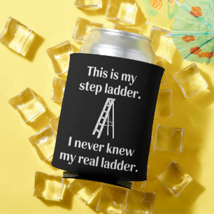 This Is My Step ladder Sarcasm Laughs Funny Saying Can Cooler
