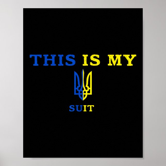 This Is My Suit, Im Not Playing Cards, Funny Poster (Front)