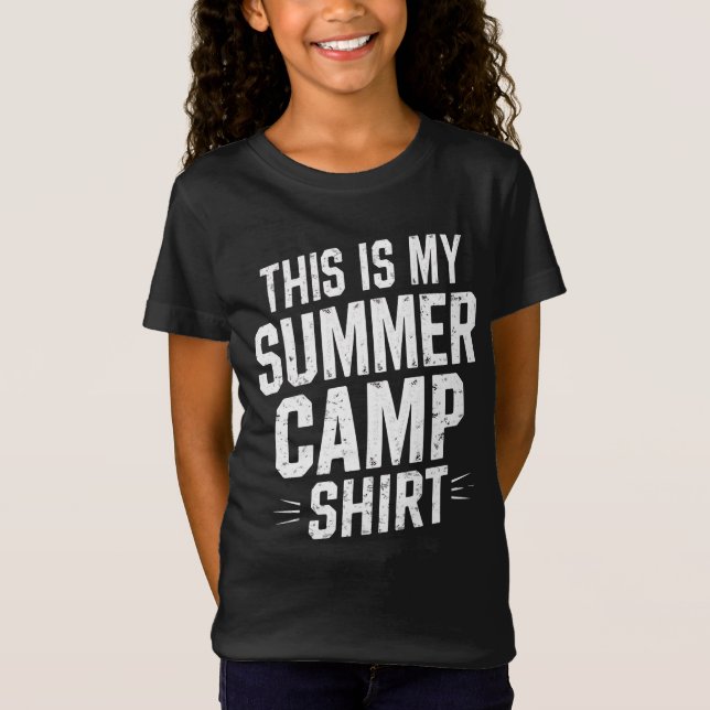 This Is My Summer Camp Shirt Camp Director Staff  (Front)