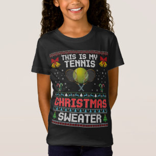 This Is My Tennis Christmas Sweater Merry Xmas Ugl