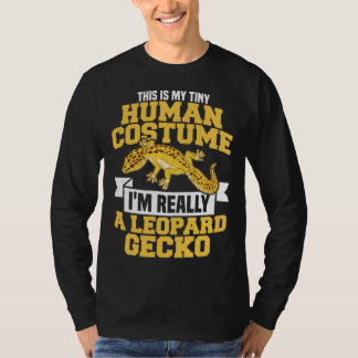 This Is My Tiny Human Costume I´m Really A Leopard T-Shirt
