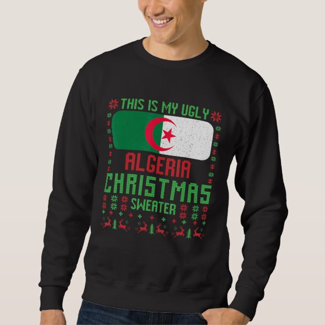 This Is My Ugly Algeria Christmas Sweater Algerian (Front)