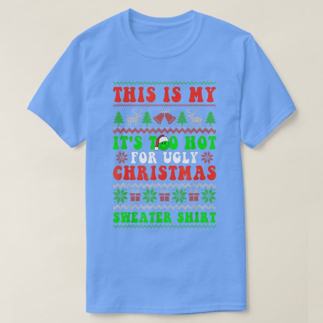 This Is My Ugly Sweater Funny Holiday Xmas Pajama  (Design Front)
