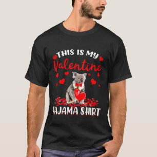 This Is My Valentine Koalas Mens Womens T-Shirt
