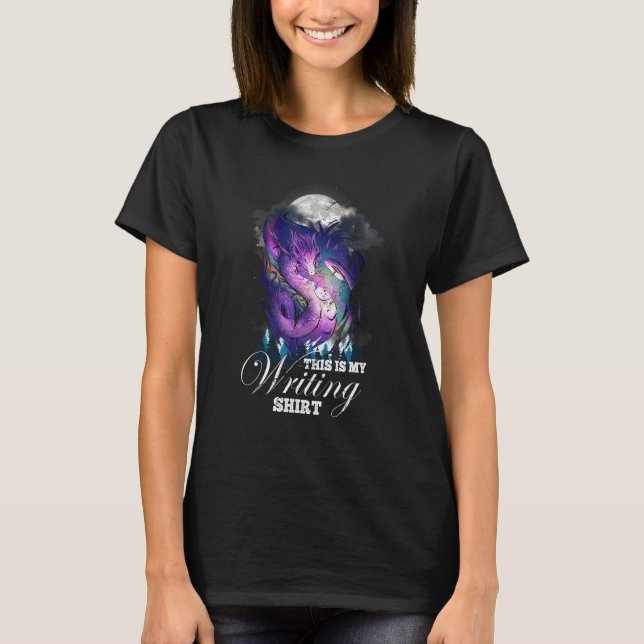 This Is My Writing  Author Writer Teacher Journal  T-Shirt (Front)