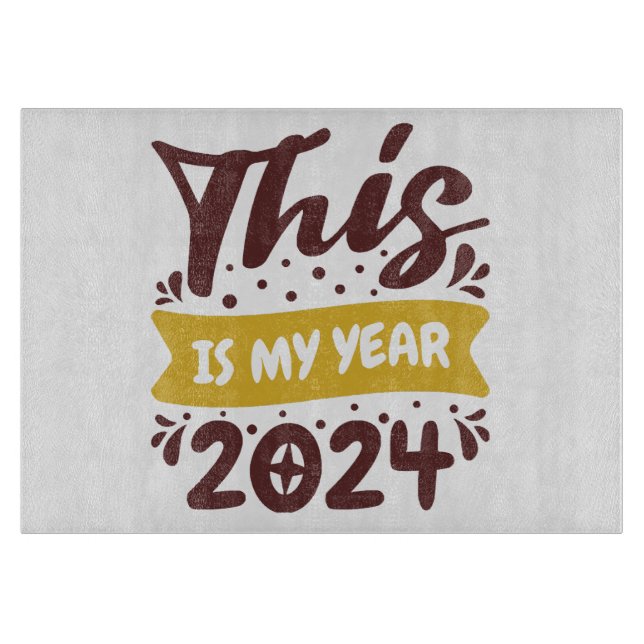 This is my year 2024 cutting board (Front)