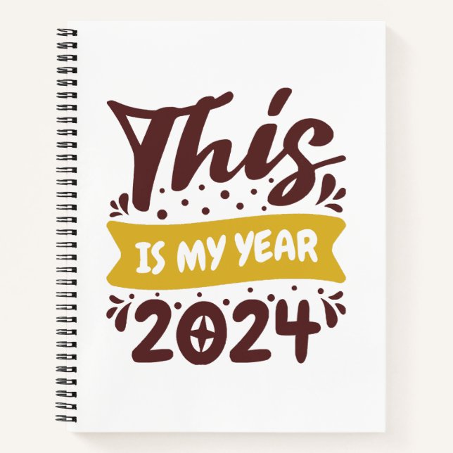 This is my year 2024 notebook (Front)