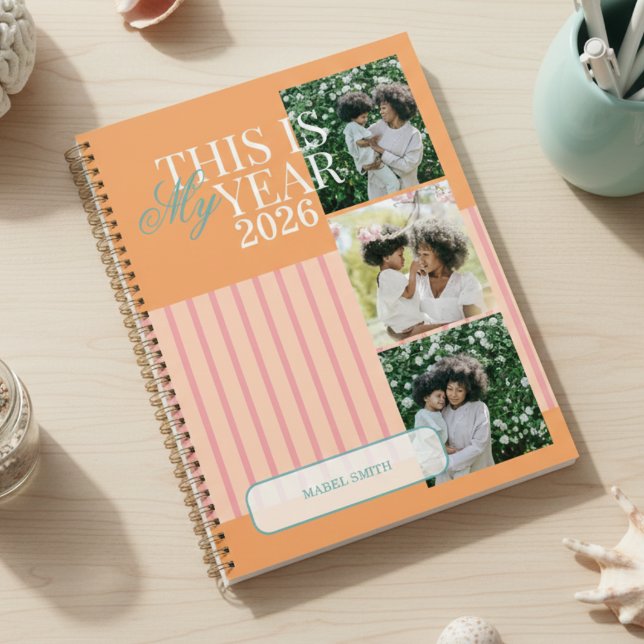 This Is My Year Photo Grid Motivational  Planner (Make it your year with this This Is My Year Photo Grid Motivational Planner!)