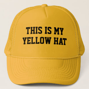 THIS IS MY YELLOW HAT Man in Hat Costume