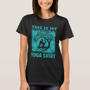 This Is My Yoga   Meditation  Retro Namaste  2 T-Shirt