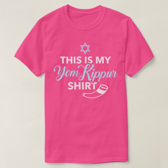 This is my Yom Kippur shirt (Design Front)
