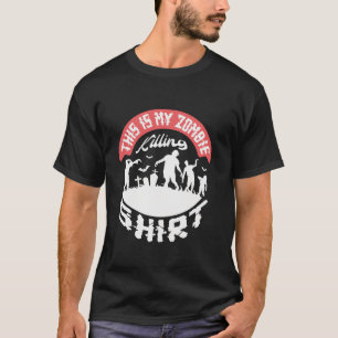 This is my zombie killing Halloween Fan Halloween T-Shirt