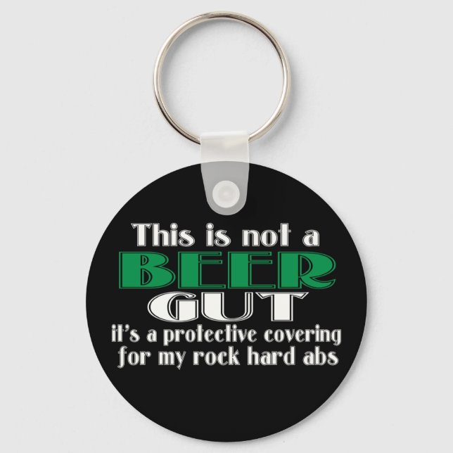 This is not a BEER GUT Key Ring (Front)