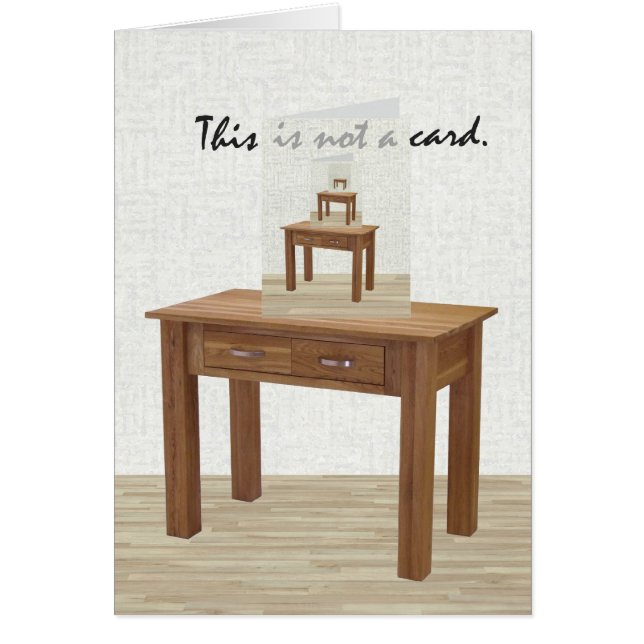 This is Not a Card (Front)