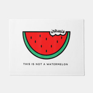 'This Is Not a Watermelon' Palestine Collection Doormat
