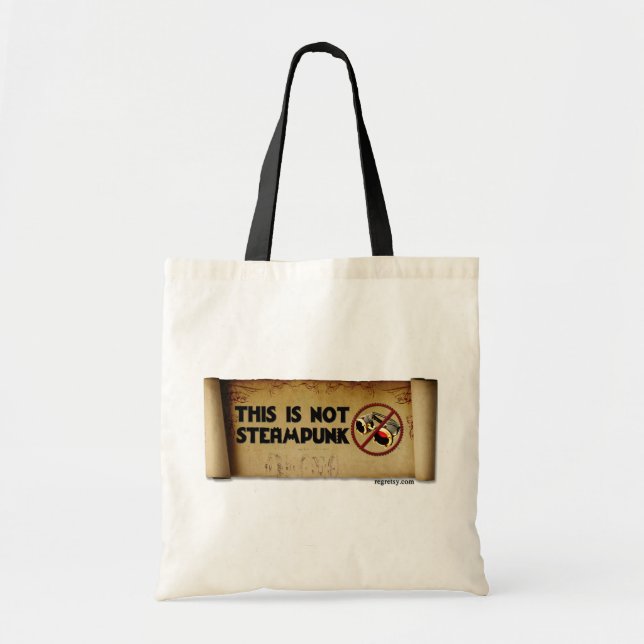 This Is Not Steampunk Tote Bag (Front)