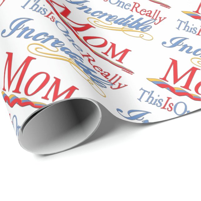 This Is One Really Incredible Mum Gift Collection Wrapping Paper (Roll Corner)