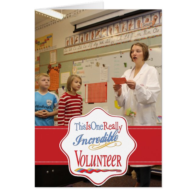 This Is One Really Incredible Volunteer Gift (Front)