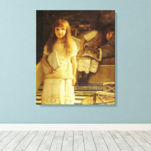 This is Our Corner by Sir Lawrence Alma Tadema Canvas Print