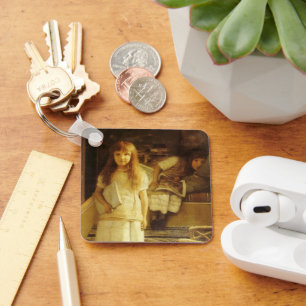 This is Our Corner by Sir Lawrence Alma Tadema Key Ring