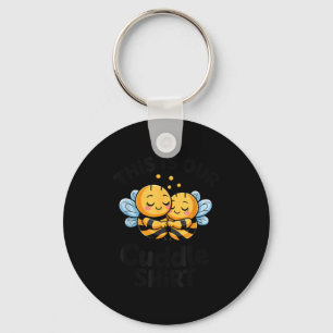 This Is Our Cuddle Shirt Cute Bees Couple Key Ring