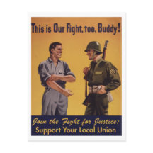 This Is Our Fight, Too! Pro-Union Postcard