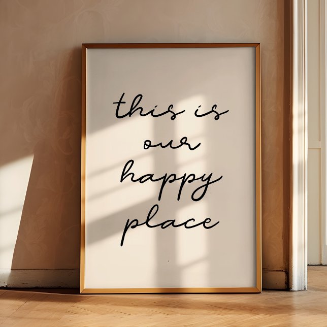 This is our happy place poster (Creator Uploaded)