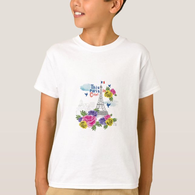 this is paris city T-Shirt (Front)