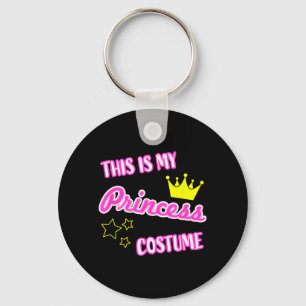 This is Princess Costume Funny Halloween Kids Girl Key Ring