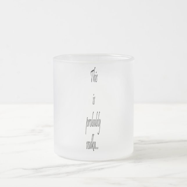 This is probably vodka frosted glass coffee mug (Center)