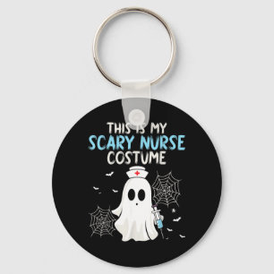 This Is Scary Nurse Costume - Halloween Spooky Key Ring