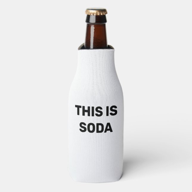 THIS IS SODA BOTTLE COOLER (Bottle Front)