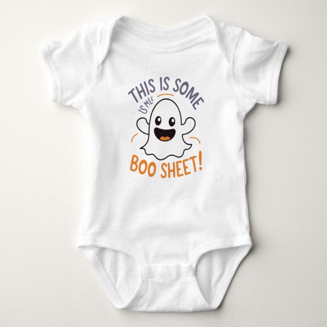 This-Is-Some-Boo-Sheet boo Baby Bodysuit (Front)