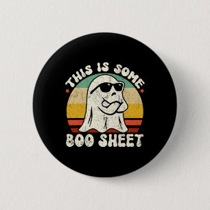 This Is Some Boo Sheet Cool Ghost Fun Halloween Co 6 Cm Round Badge