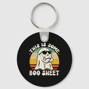 This Is Some Boo Sheet Cool Ghost Fun Halloween Co Key Ring