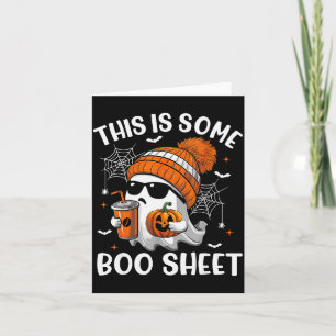 This Is Some Boo Sheet Cute Ghost Halloween Soky S Card
