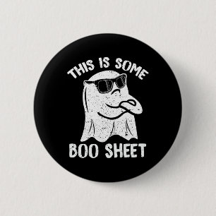 This Is Some Boo Sheet Fun Halloween Ghost Costume 6 Cm Round Badge
