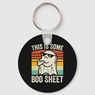 This Is Some Boo Sheet Fun Halloween Ghost Kids Me Key Ring