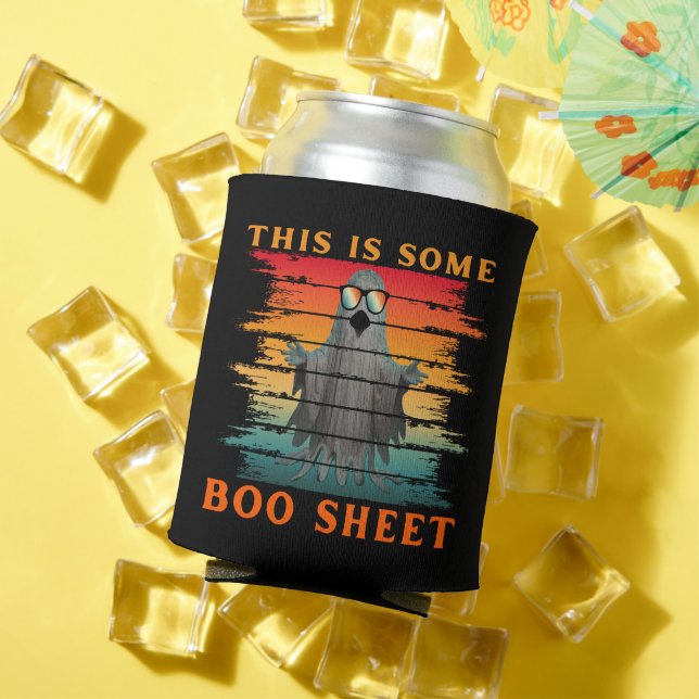 This is some boo sheet funny halloween ghost can cooler (In Situ Summer)